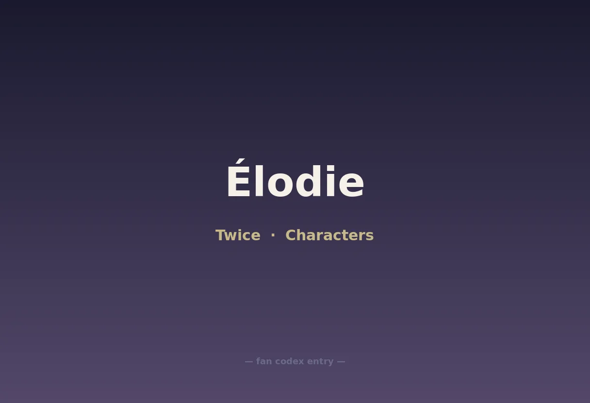 Élodie