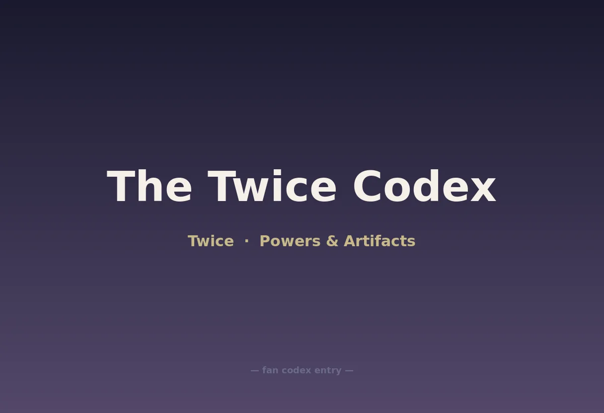 The Twice Codex